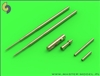 Master AM48090 - MiG-17A/P/F (Fresco A, B, C) 37mm and 23mm Gun Barrels Set & Pitot Tube