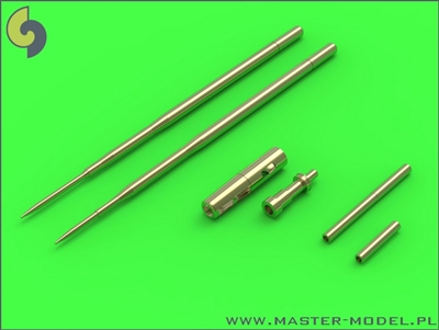 Master AM48090 - MiG-17A/P/F (Fresco A, B, C) 37mm and 23mm Gun Barrels Set & Pitot Tube