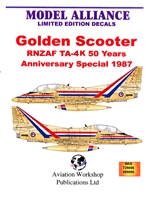 Model Alliance MAS-489006 - Golden Scooter, RNZAF TA-4K 50 Years Anniversary Special 1987