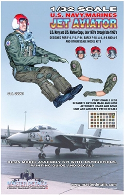 Master Details 32007 - U.S. Navy/Marines Jet Aviator (Late 1970's through Late 1990's)
