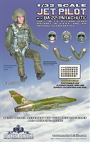 Master Details 32018 - U.S. Air Force & Air National Guard Jet Pilot with BA 22 Parachute