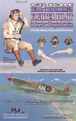 Master Details 32022 - WW2 RAF and British Commonwealth Fighter Pilot (in desert and tropical service)