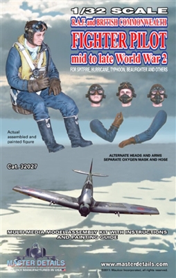 Master Details 32027 - RAF and British Commonwealth Fighter Pilot (Mid to Late WW2)