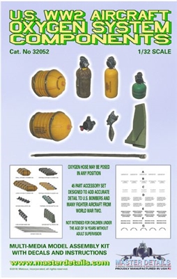 Master Details 32052 - U.S. WW2 Aircraft Oxygen System Components