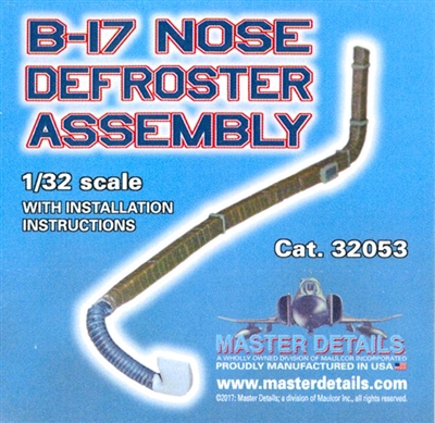 Master Details 32053 - B-17 Nose Defroster Assembly