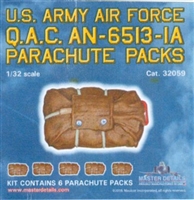 Master Details 32059 - U.S. Army Air Force Q.A.C. AN-6513-IA Parachute Packs