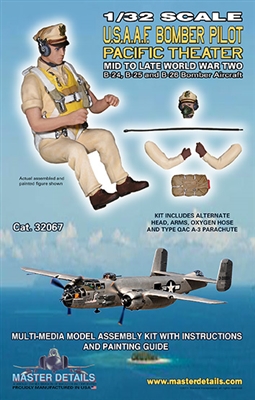 Master Details 32067 - U.S.A.A.F. Bomber Pilot Pacific Theater Mid to Late WW2