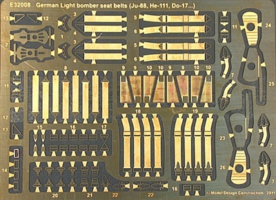 MDC E32008 - German Light Bomber Seat Belts