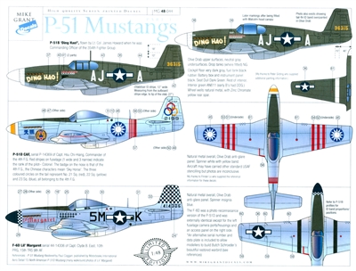 Mike Grant MG48-044 - P-51 Mustangs