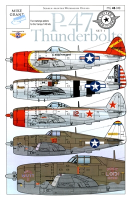 Mike Grant MG48-048 - P-47 Thunderbolts, Set 1