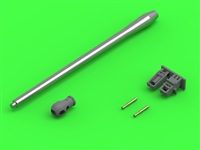 Master GM35047 - A34 Comet 77mm HV Gun Barrel & Besa MG Barrels with Resin Mounts (for Tamiya kit)