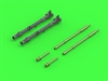 Master GM35049 - MG-34 (7.92mm) German Machine Gun Barrels - version with drilled cooling jacket - used by infantry and on early tanks (2pcs)