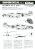 Model Japan No. 1 - Luftwaffe Aces, Sheet 1