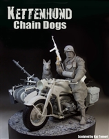 Model Cellar MC19MCR - "Kettenhund" Zundapp KS750 Motorcycle Rider and German Shepherd