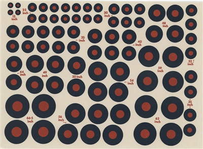 Modeldecal 42 - WW2 British Type B Roundels