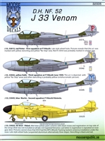 Moose Republic 32005 - D.H. NF. 52 J33 Venom