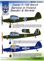 Moose Republic 72021 - Fiesler Fi 156 Storch, Service in Finland, Sweden & Norway