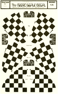 Microscale 32-0014 - P-47 Checkertails