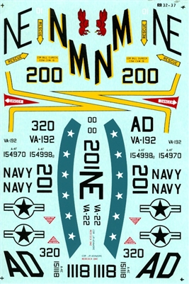 Microscale 32-0037 - Navy Skyhawks
