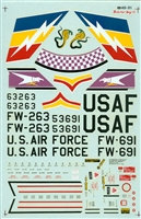 Microscale 48-0081 - USAF F-100D Super Sabre