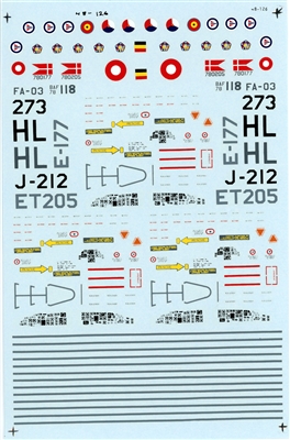 Microsale 48-0126 - NATO F-16's (Belgium, Norway, Netherlands and Denmark)