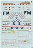 Microscale 48-0155 - F-4's (Robin Olds)