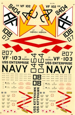 Microscale 48-0209 - F-4B's: VF-103 & VF-102