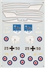 Microscale 48-0245 - CF-104G 421 Sq. CAF