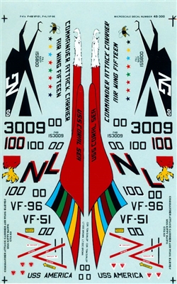 Microscale 48-0300 - F-4's (F-4B VF-51, F-4J VF-96)