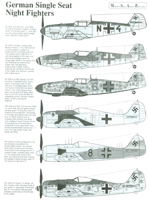 Ministry of Small Aircraft Production 4838 - German Single Seat Night Fighters