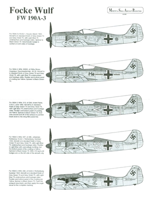 Ministry of Small Aircraft Production 4844 - Focke Wulf FW 190A-3