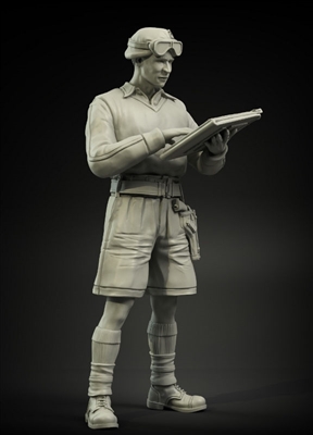 Panzer Art FI35-025 - British RAC Officer No. 2, North Africa