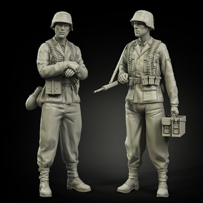 Panzer Art FI35-041 - Waffen-SS MG-42 Team Set