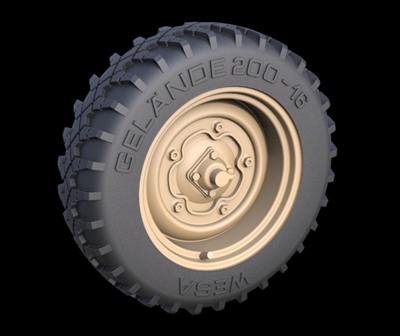 Panzer Art RE35-266 - Schwimmwagen Offroad Wheels