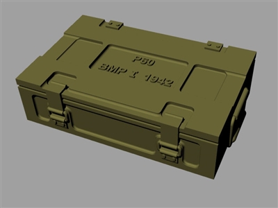 Panzer Art RE35-383 - Ammo Boxes for 25pdr (HE and AT pattern)