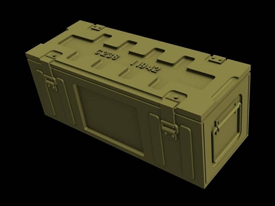 Panzer Art RE35-598 - C238 British Ammo Boxes for 75mm and 6pdr (6pcs)