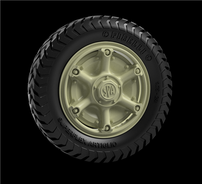 Panzer Art RE35-805 - Autoblinda 40/41 Road Wheels (Pirelli Artigio)