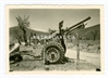 25 Pounder Gun, Greece or possibly North Africa, Original WW2 Photo