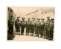 British Soldiers with Weapons, Original WWII Photo