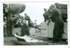 He-111 with Ground Crew changing Engines, Original WW2 Photo