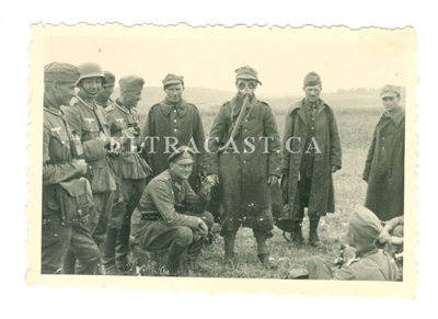 Polish Prisoner Wearing Gas Mask, 1939, Original WW2 Photo