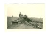 15 cm Artillery Gun and Crew Relaxing, Original WW2 Photo
