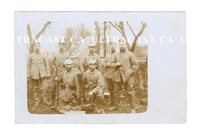 Bearded German Soldiers Posing for Photo, Original WW1 Photo
