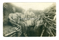 German Soldiers in Trench, Dated September 1915, Original WW1 Photo