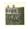 Two German Soldiers with Ammo Belts Around Their Necks, Original WW2 Photo