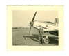 Bf-109E and Ground Crewman, Original WW2 Photo