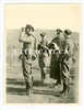 German Officers with Lugers and Binoculars, Original WW2 Photo