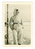 German Soldier Wearing White Winter Uniform, Russia, Original WW2 Photo