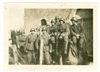 German Soldiers Posing for Photo on Horse Drawn Infantry Cart, Original WW2 Photo