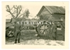 SS Soldiers beside 21 cm Artillery Gun with Wheel Chains, Russia, Original WW2 Photo